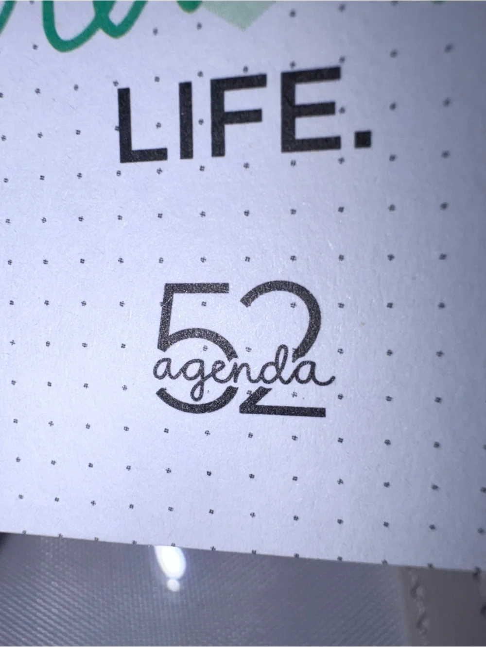 White Planner with Yellow Smiley & Snap Closure - Good Vibes